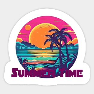 Summer Time 4 Sticker